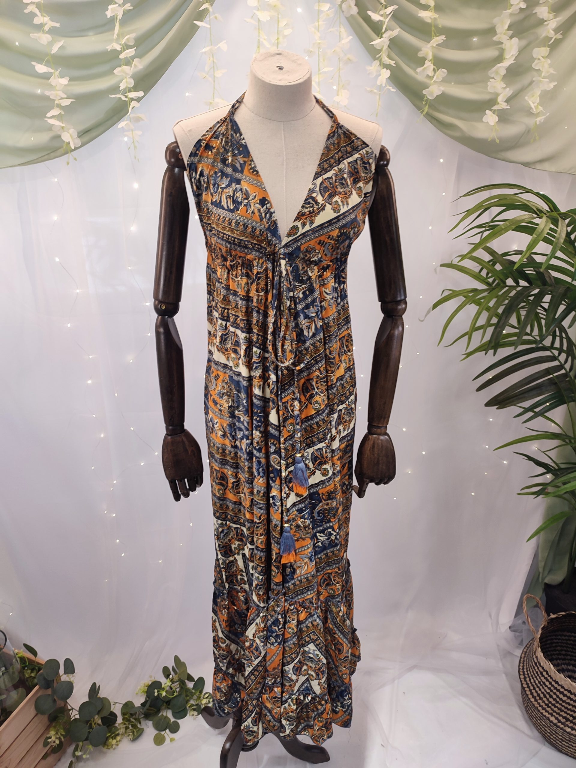Vestido corto con top de crochet - Imagen 4
