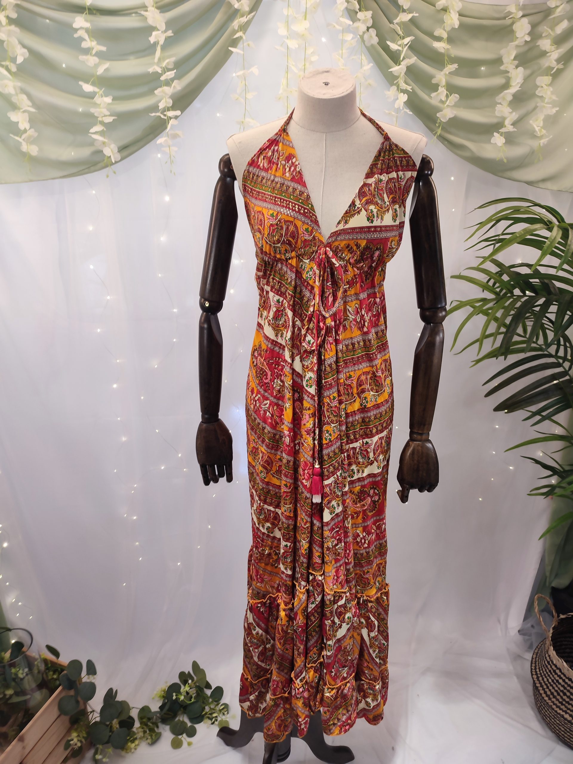 Vestido corto con top de crochet - Imagen 5