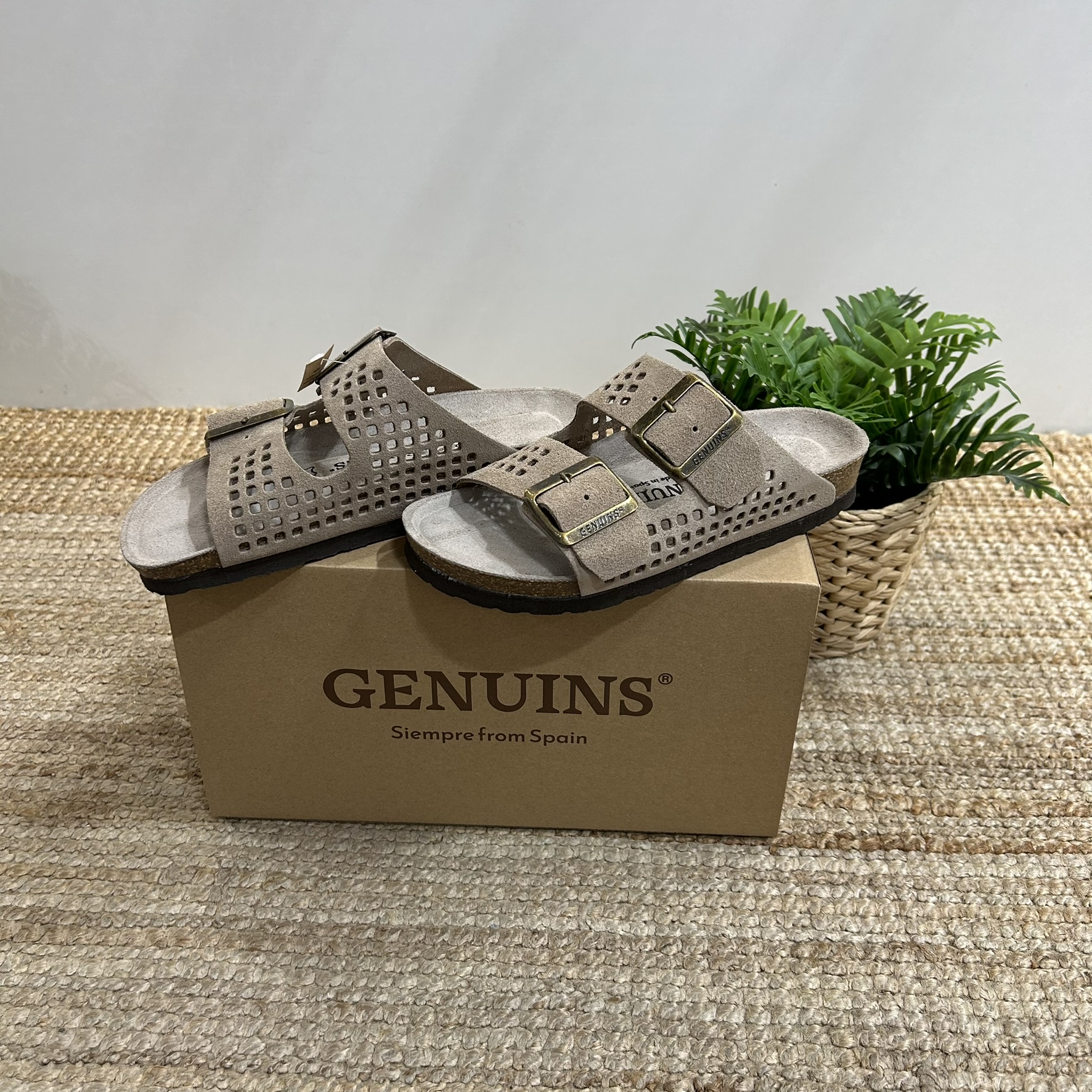 Sandalias Honolulu Velour Mujer